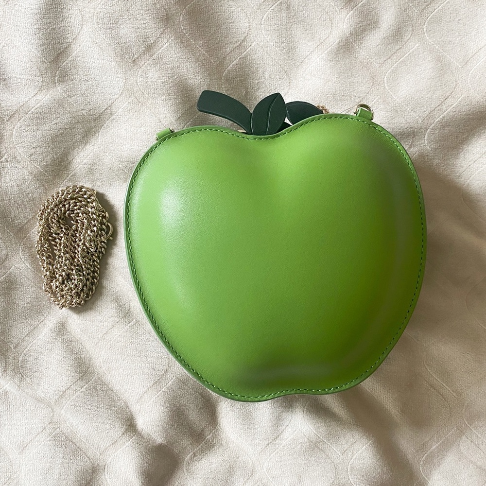 Kate Spade Picnic Green Apple Crossbody Bag NEW WITH TAG